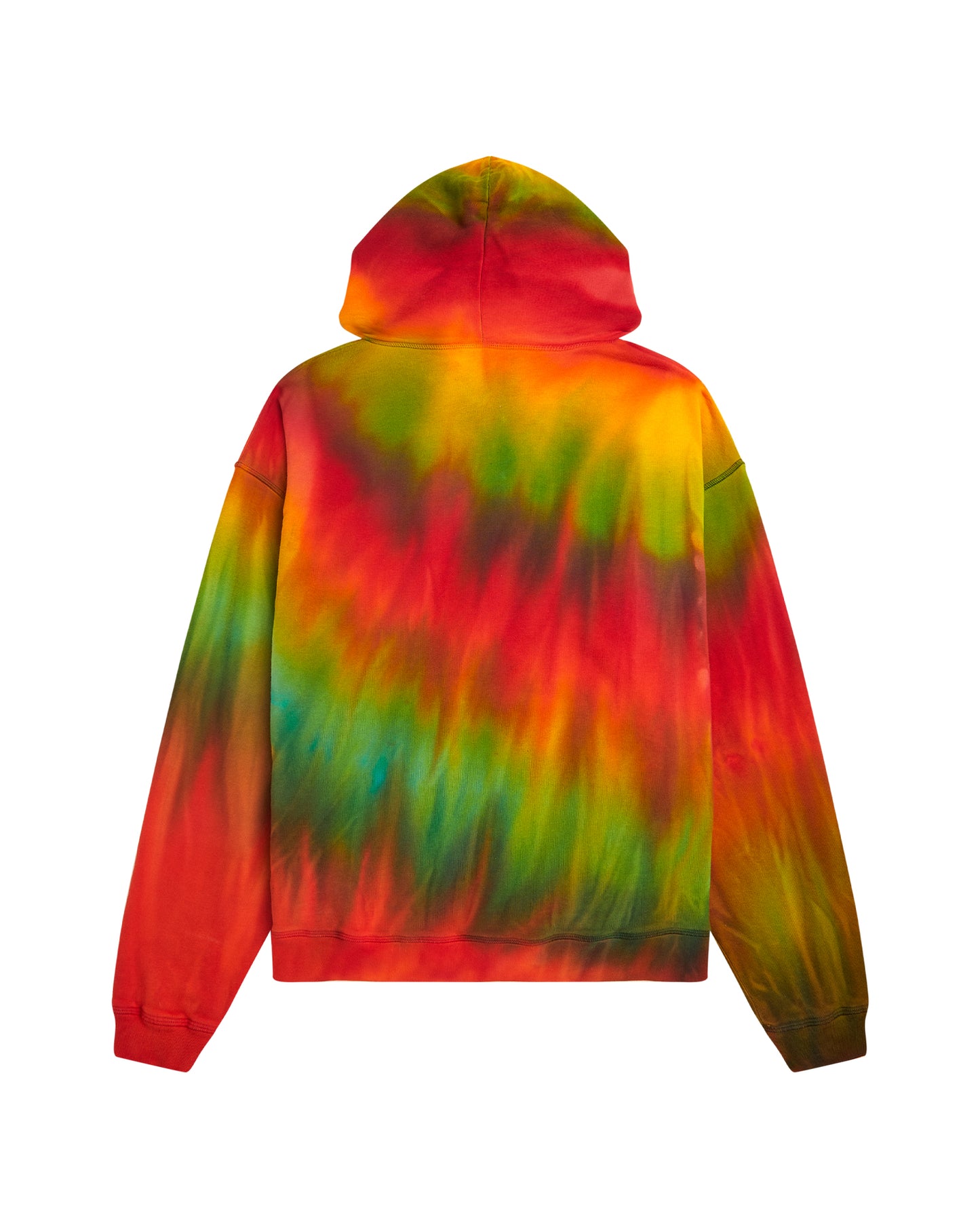 DSQUARED2 Mirrored logo tie-dye hoodie