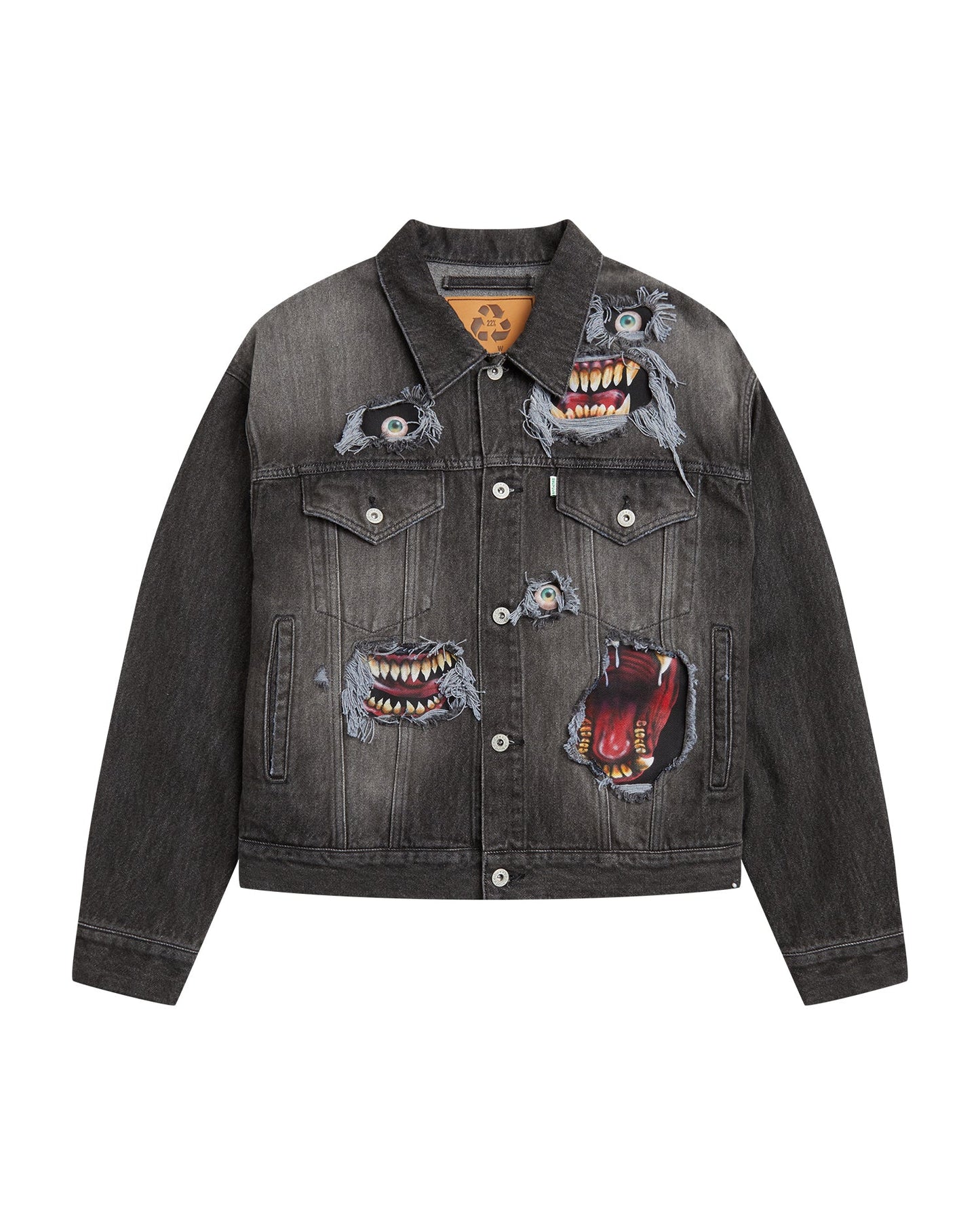 DOUBLET Graphic denim jacket