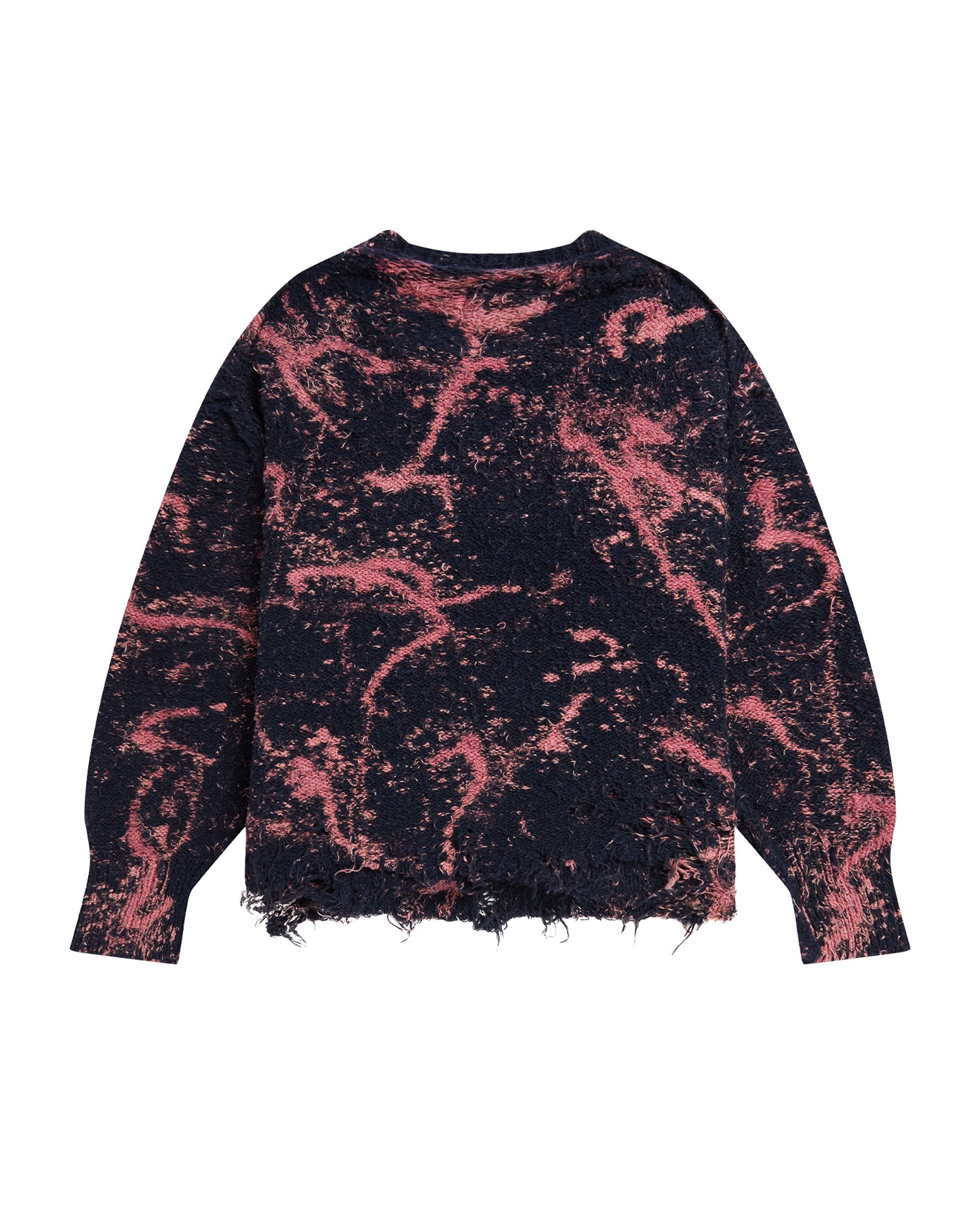 DOUBLET Tie-dye crew neck knit top