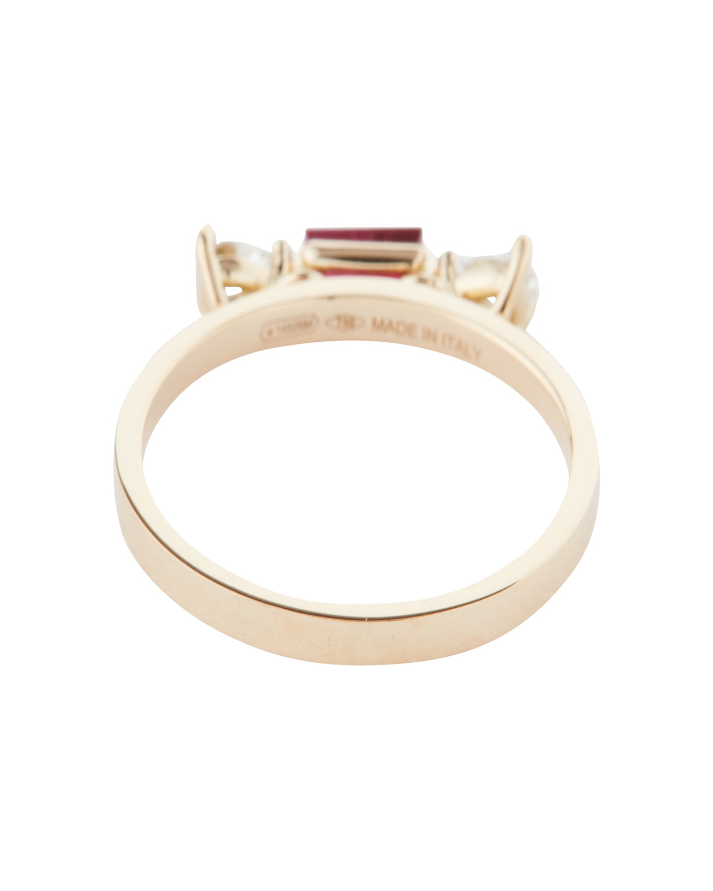 DELFINA DELETTREZ Dancing Diamond baguette ring