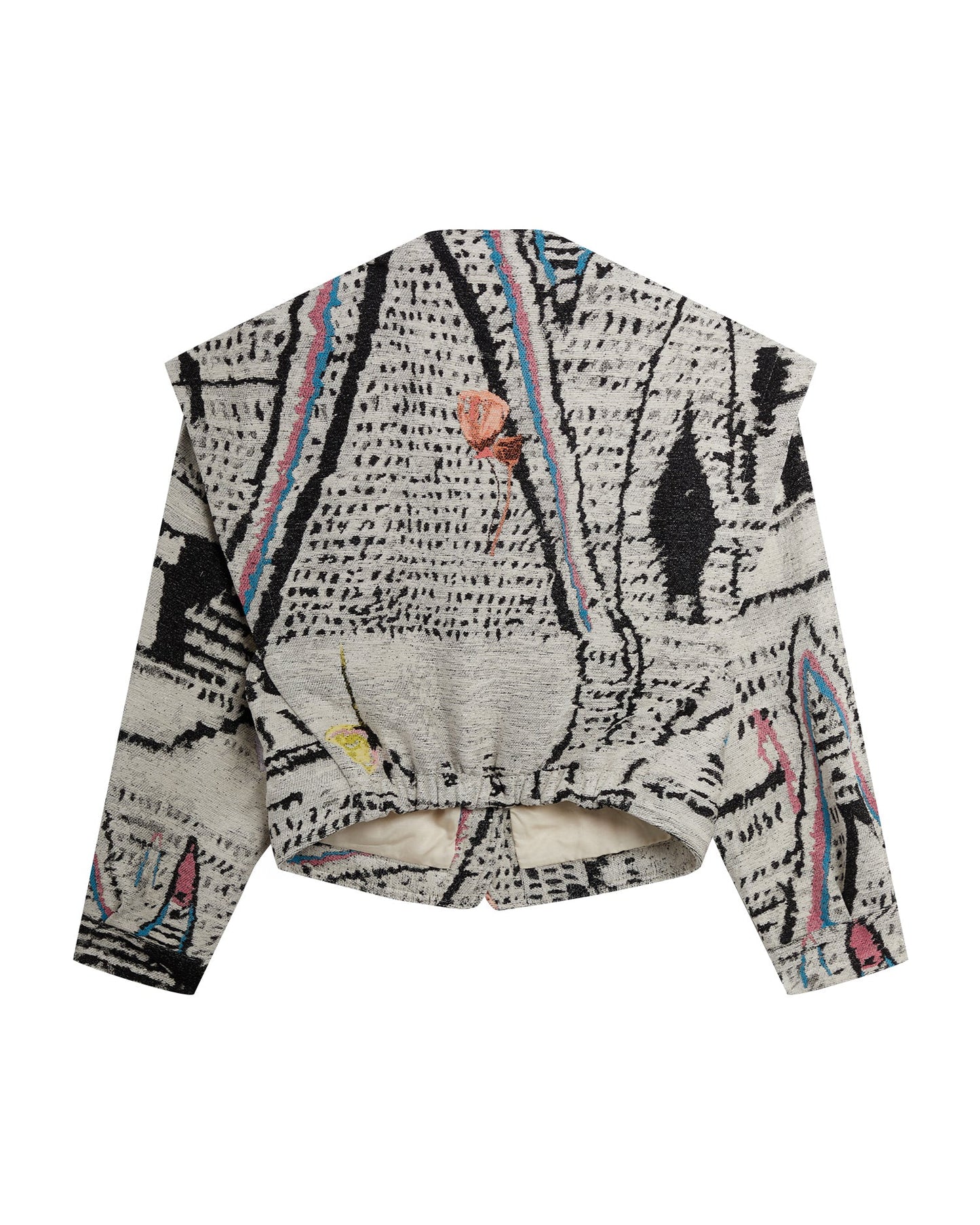 FORTE FORTE Graphic print cropped jacket