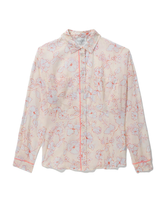 FORTE FORTE Silk and cotton voile shirt