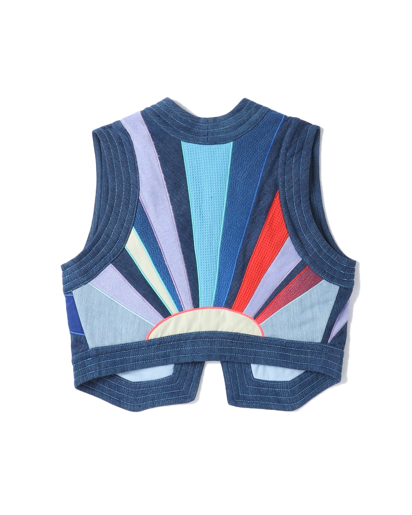 FORTE FORTE "The starry land" patchwork gilet