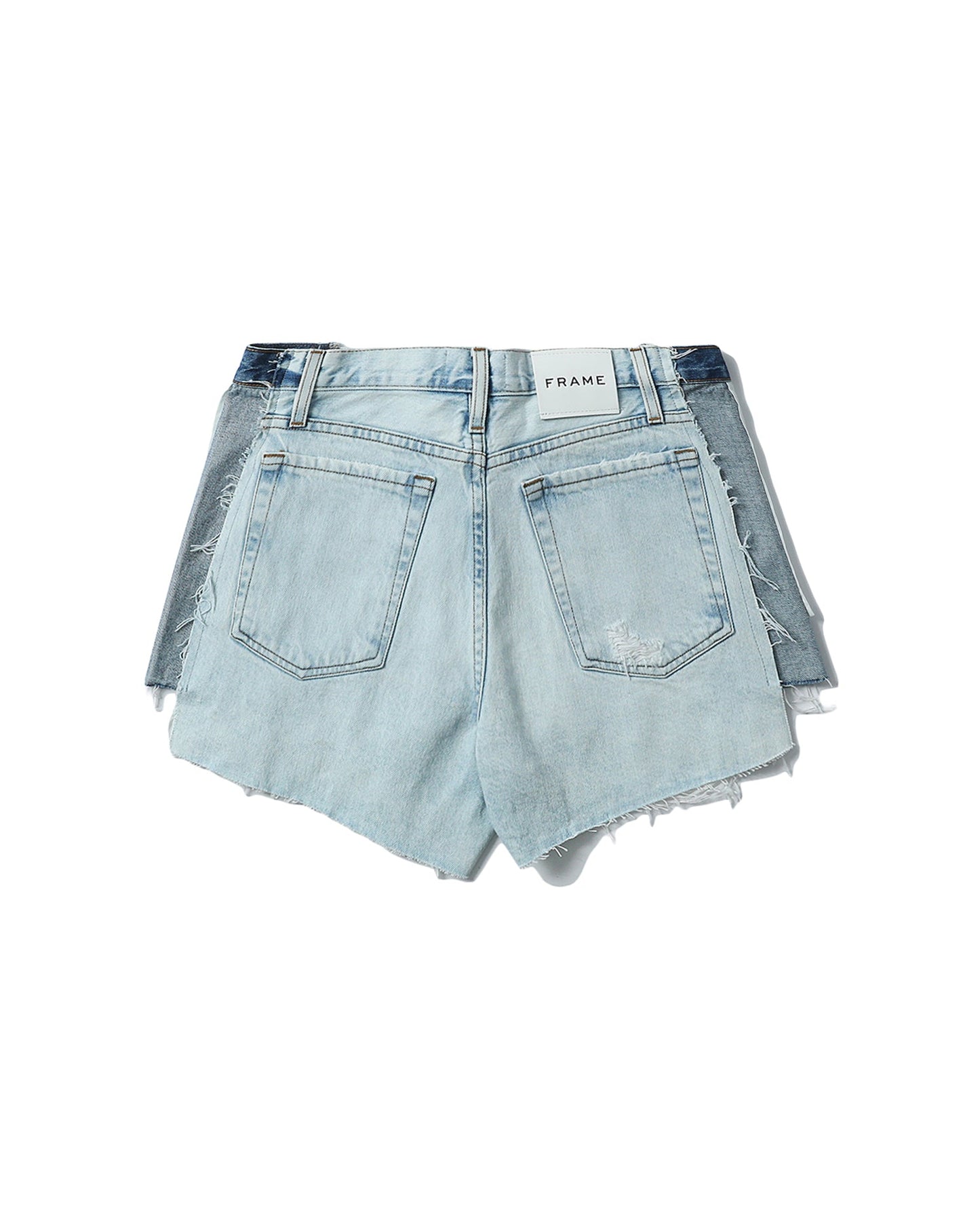 FRAME DENIM Reversed side panels shorts