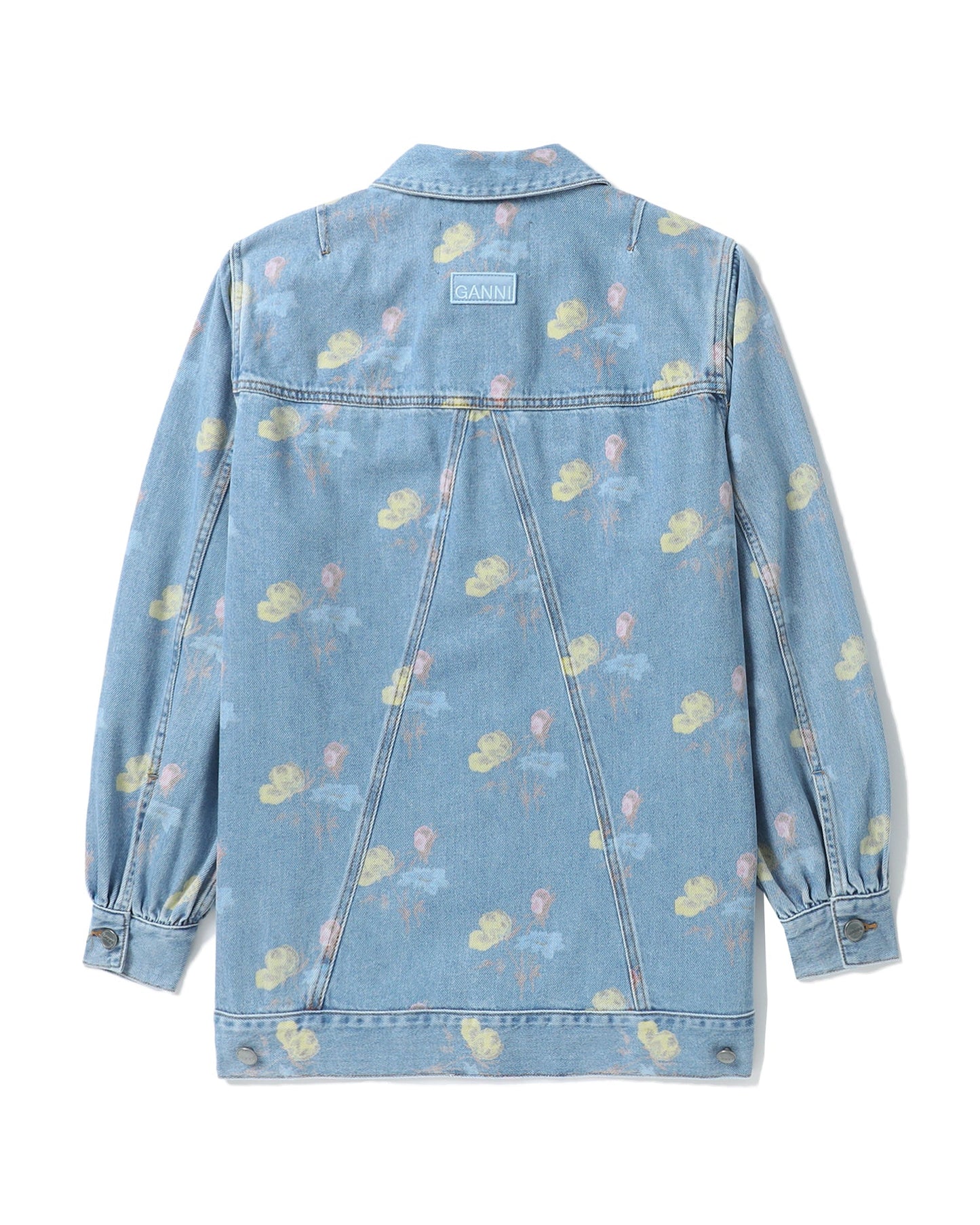 GANNI Oversized printed jacket