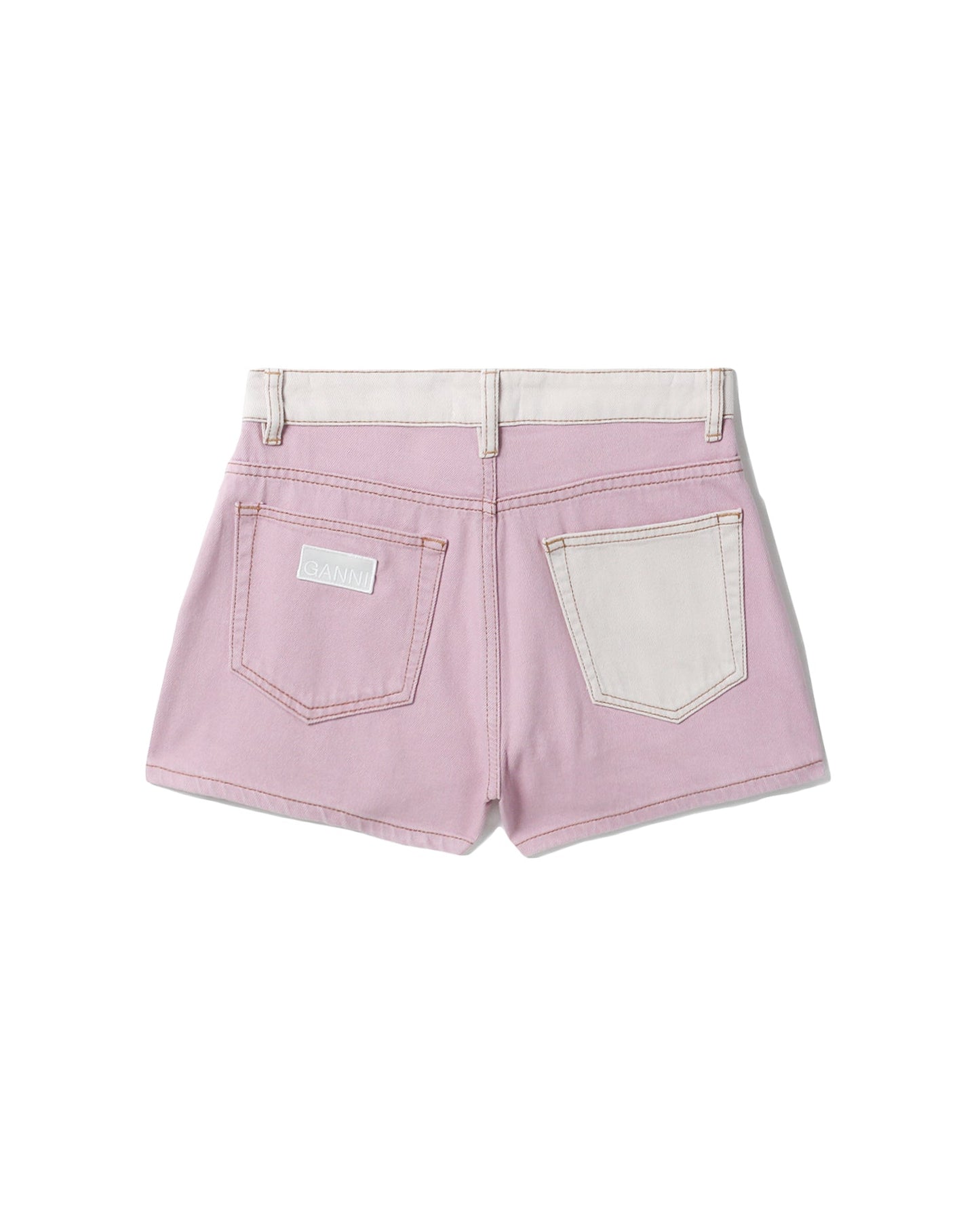 GANNI Color panels shorts