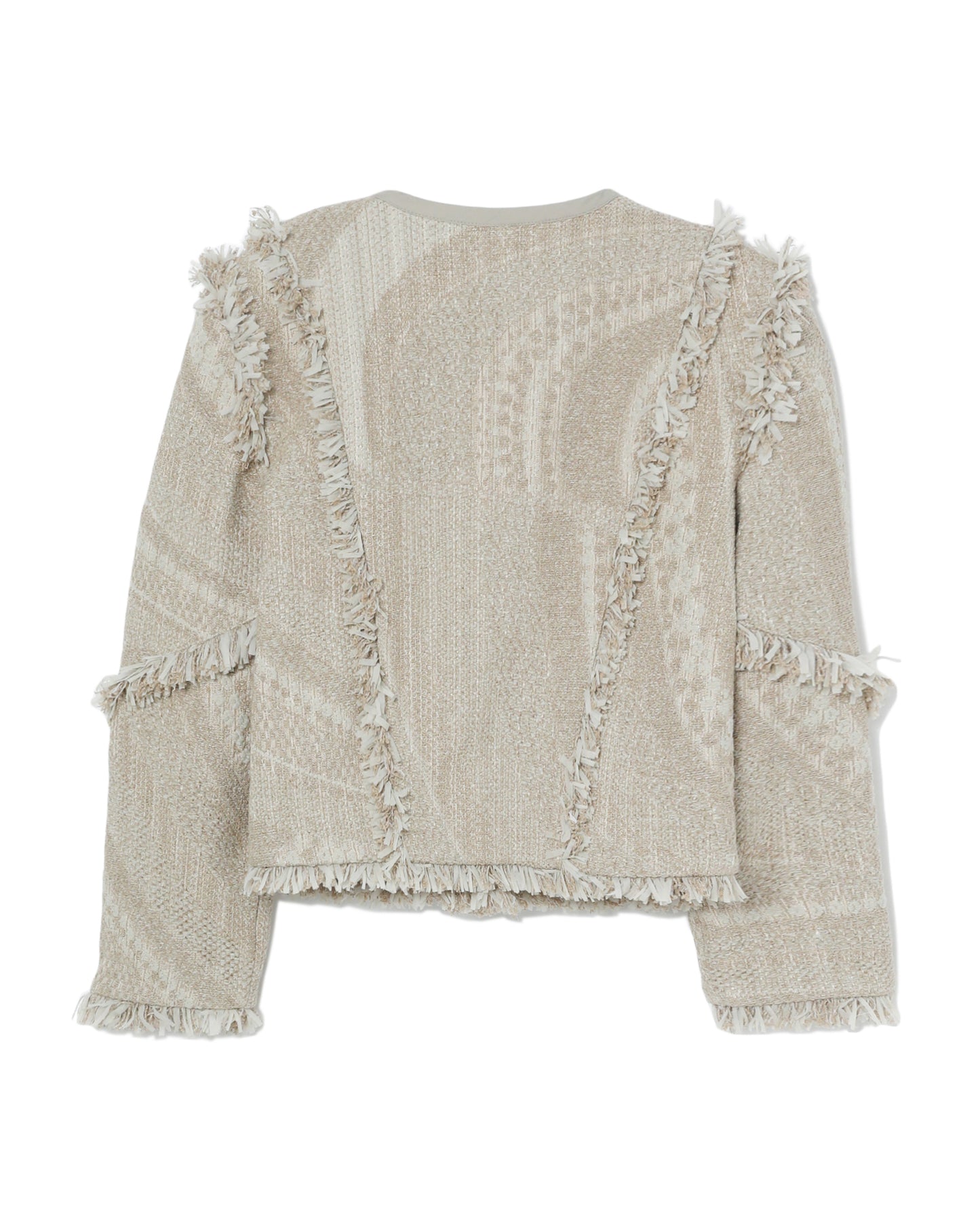 IRO Fringed jacquard jacket