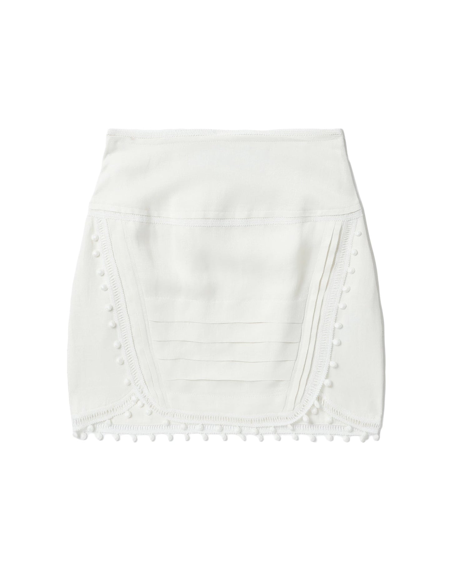 IRO Lace trimming mini skirt