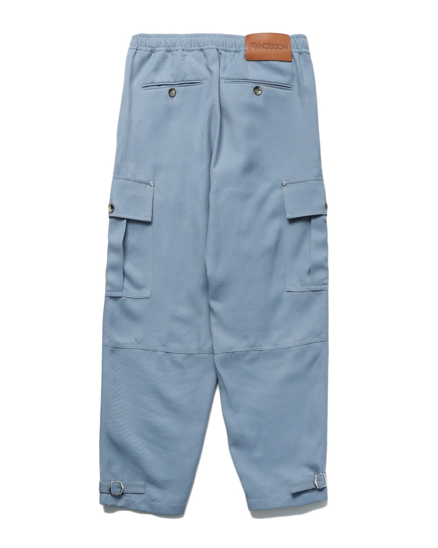 JW ANDERSON Cargo pants with leather logo tag