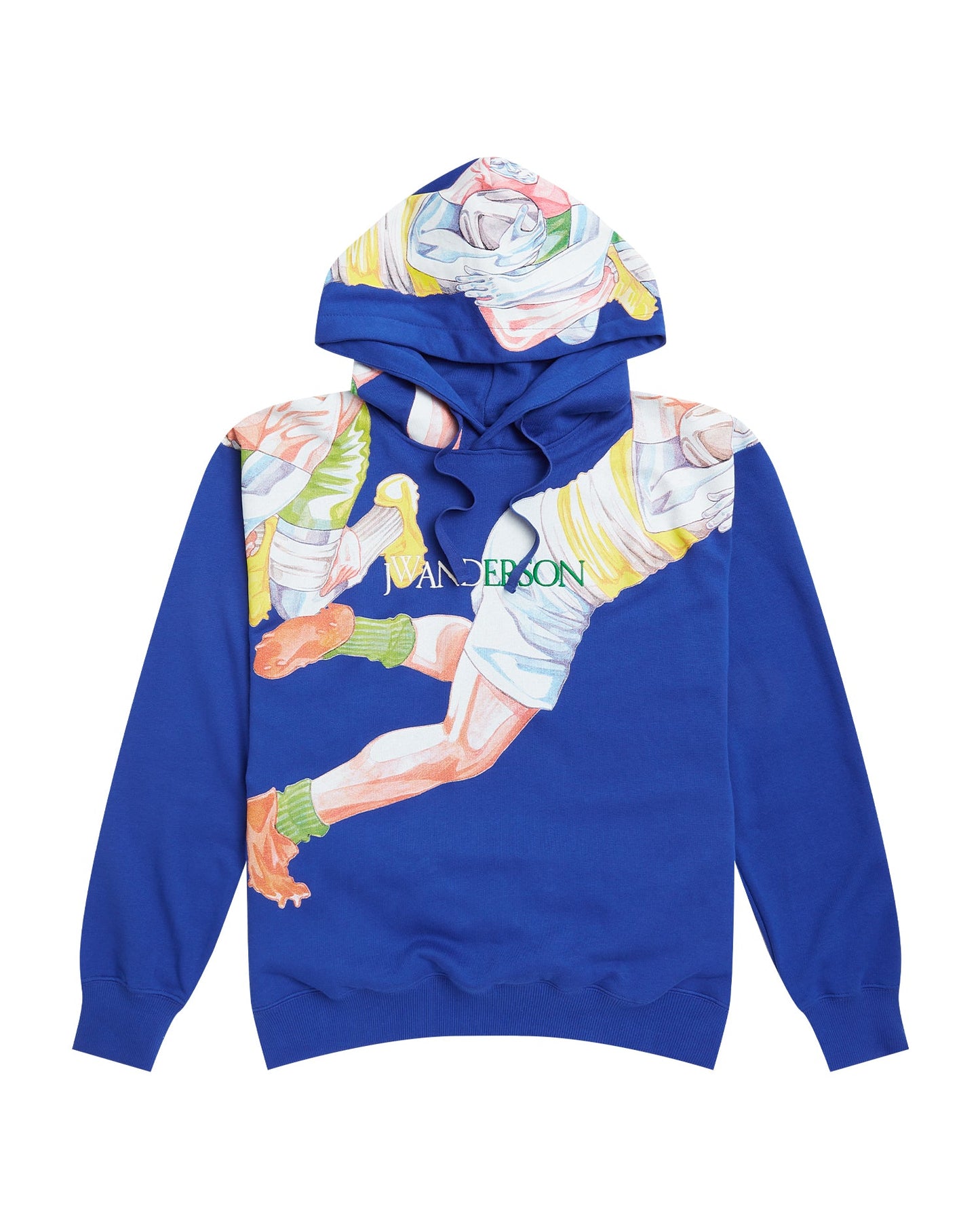 JW ANDERSON Rugby print hoodie