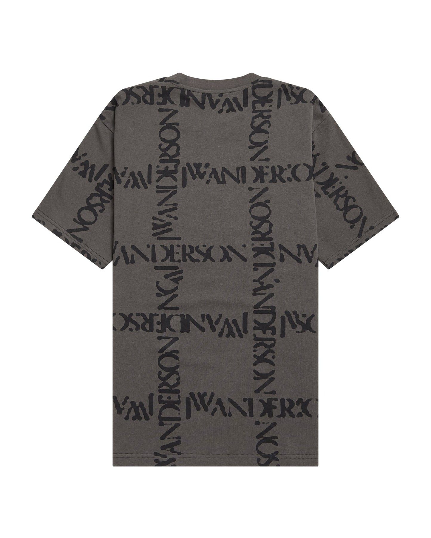 JW ANDERSON Oversize logo grid tee