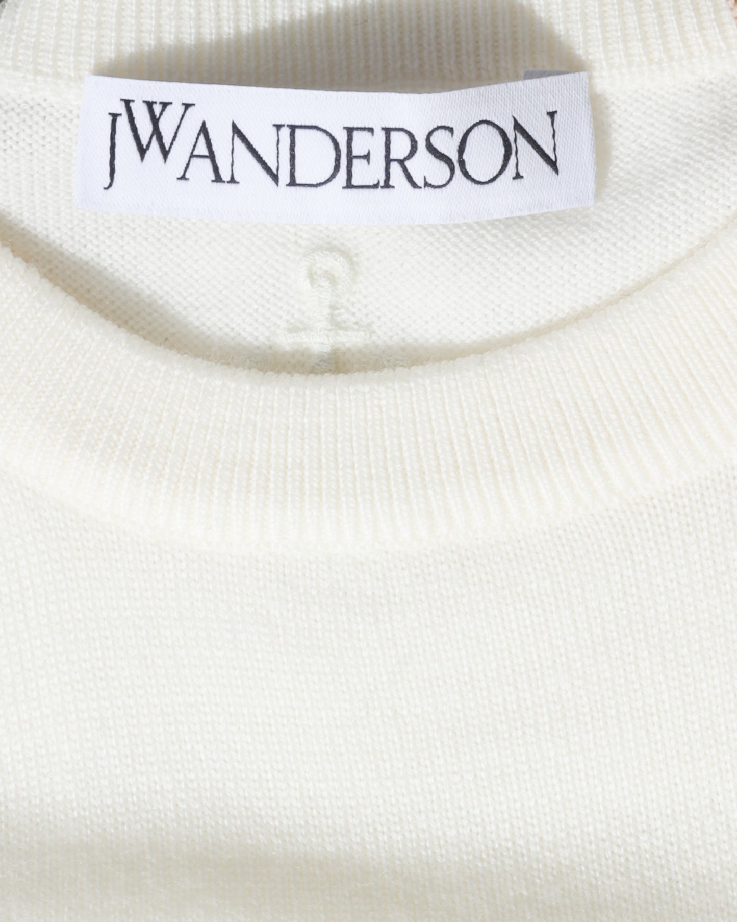 JW ANDERSON 2 in 1 knitted tank top