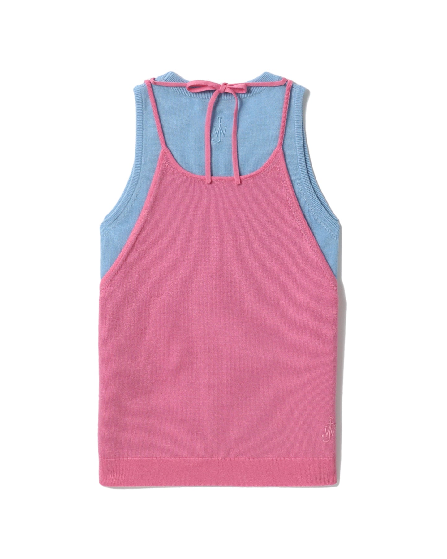 JW ANDERSON 2 in 1 knitted tank top