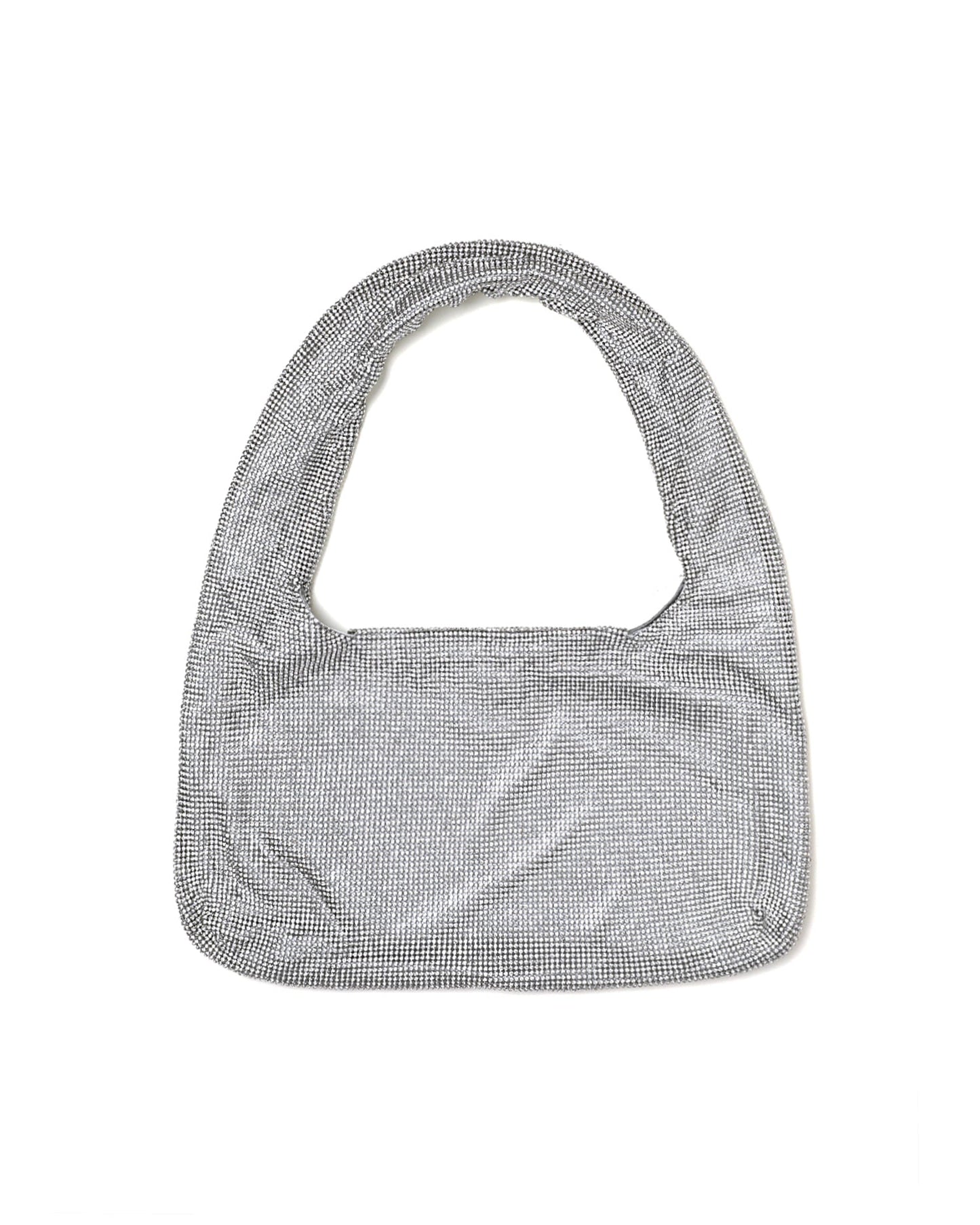 KARA silver matellic mesh mini bag