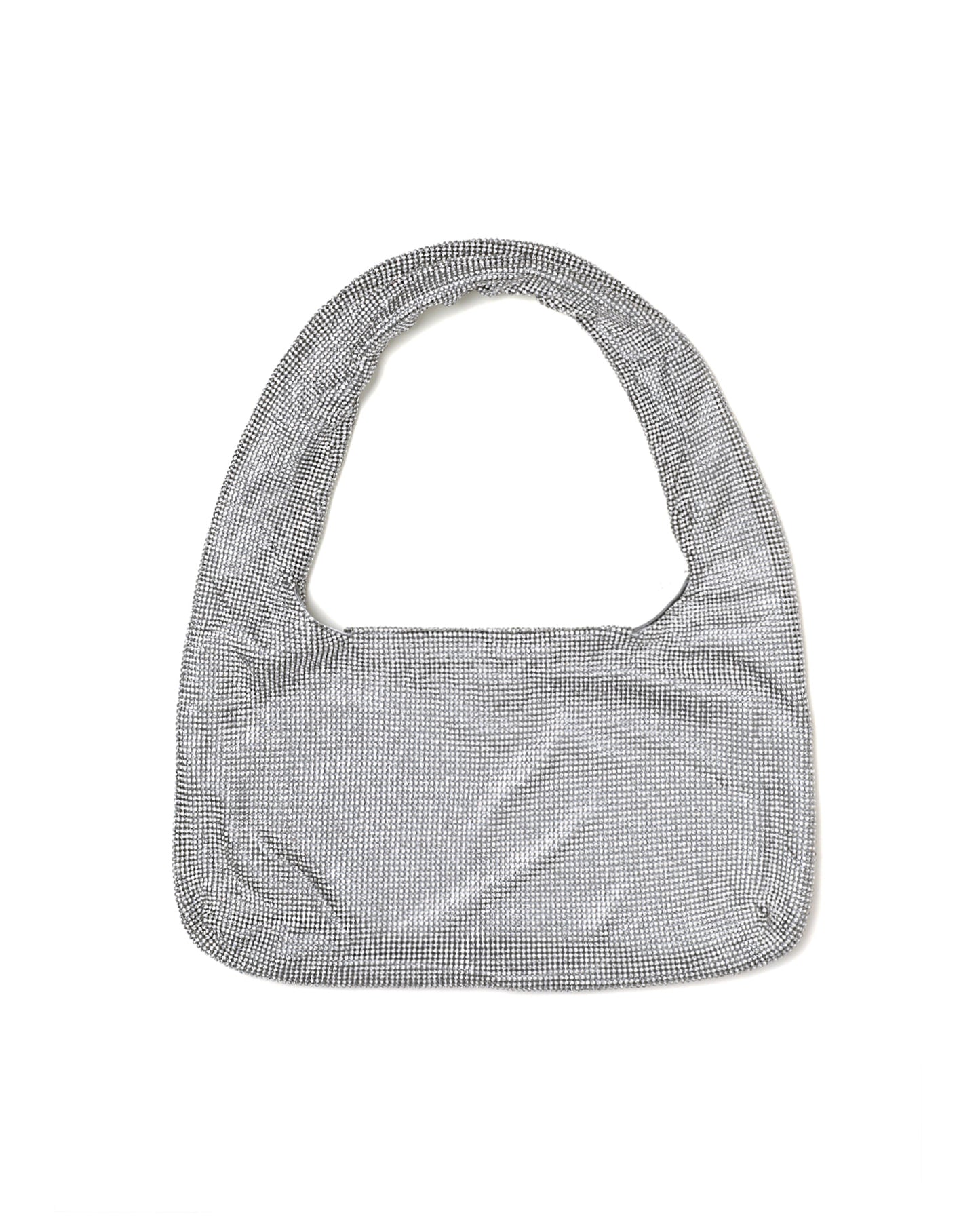 KARA silver matellic mesh mini bag