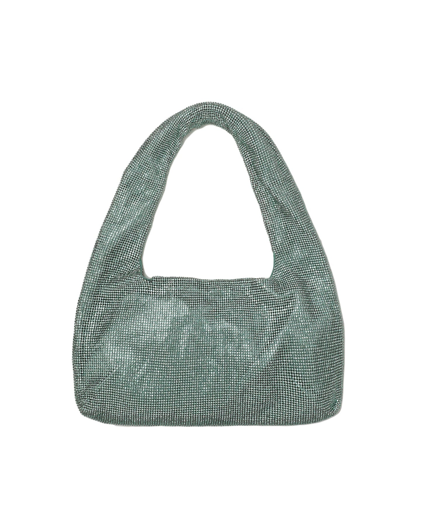 KARA mint matellic mesh mini bag