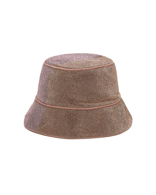 KARA crystal mesh fisherman hat