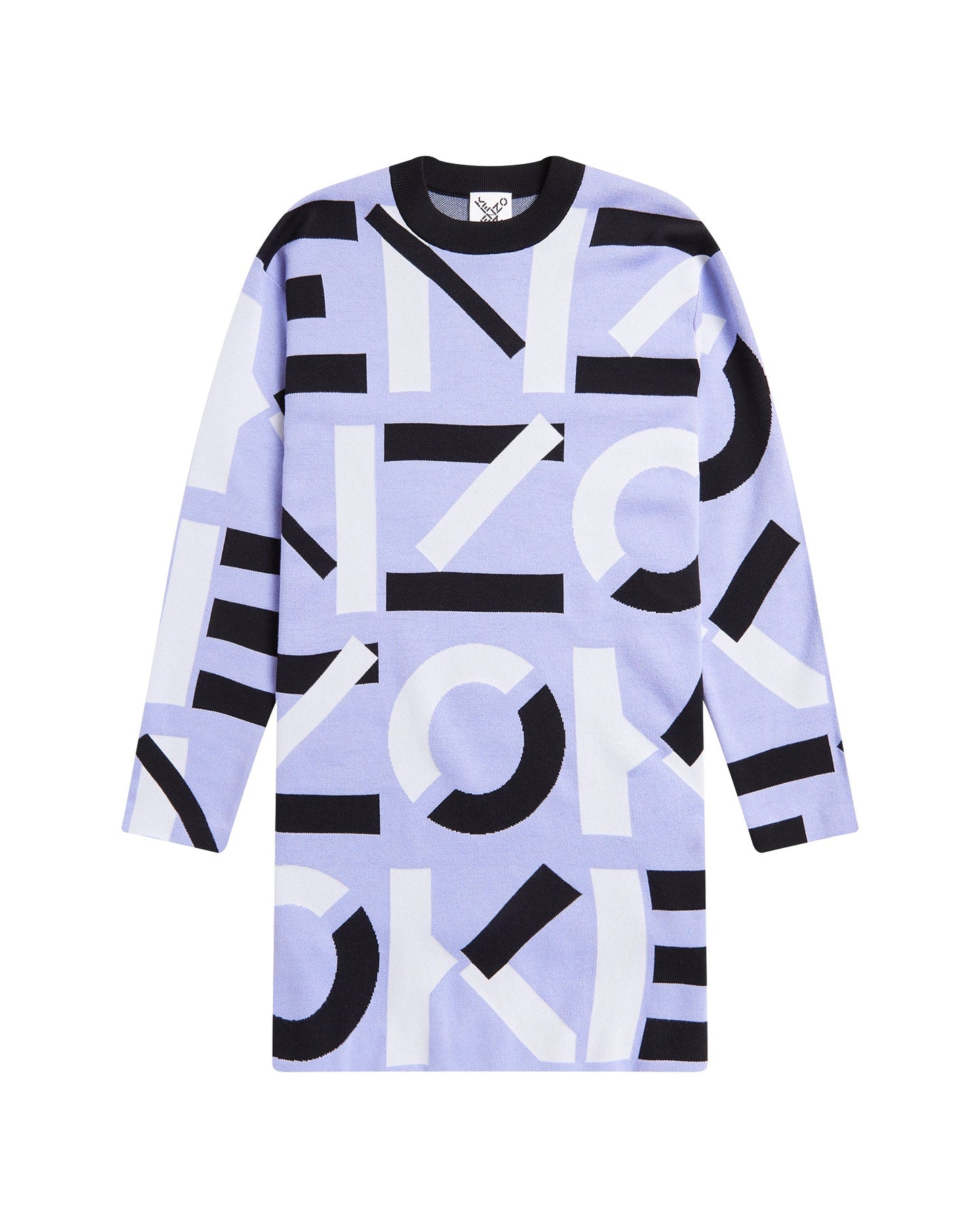 KENZO Monogram long sleeve mini dress