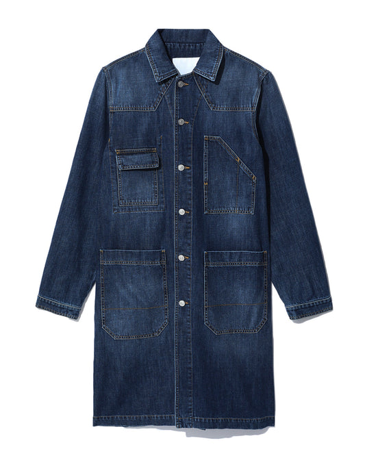 KENZO Multi pockets denim overshirt