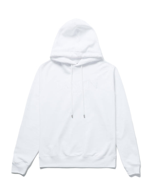 LANVIN Logo embroidered hoodie