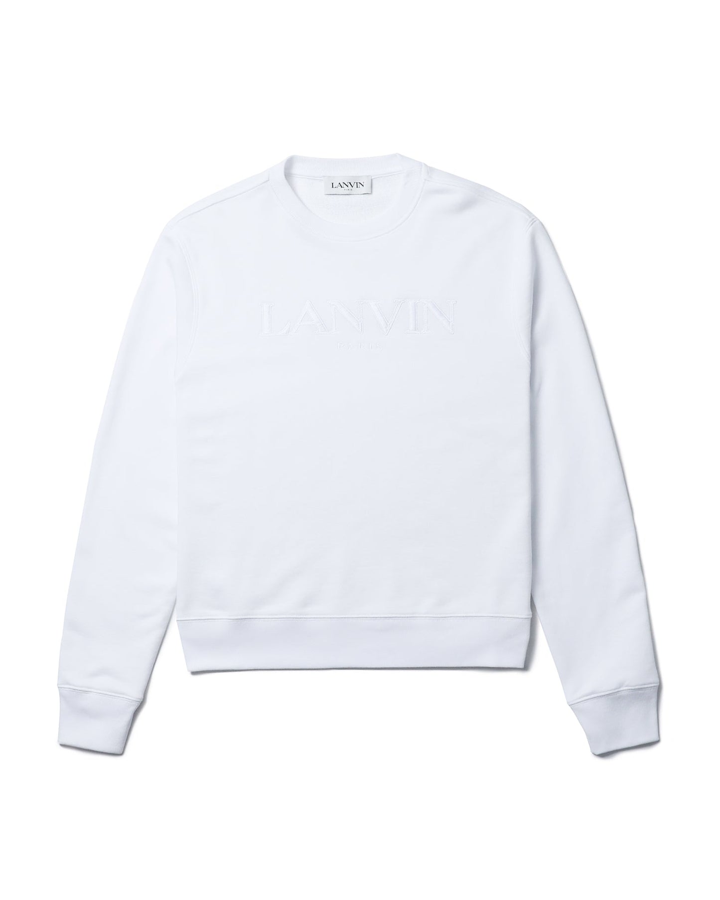 LANVIN Logo embroidered sweat