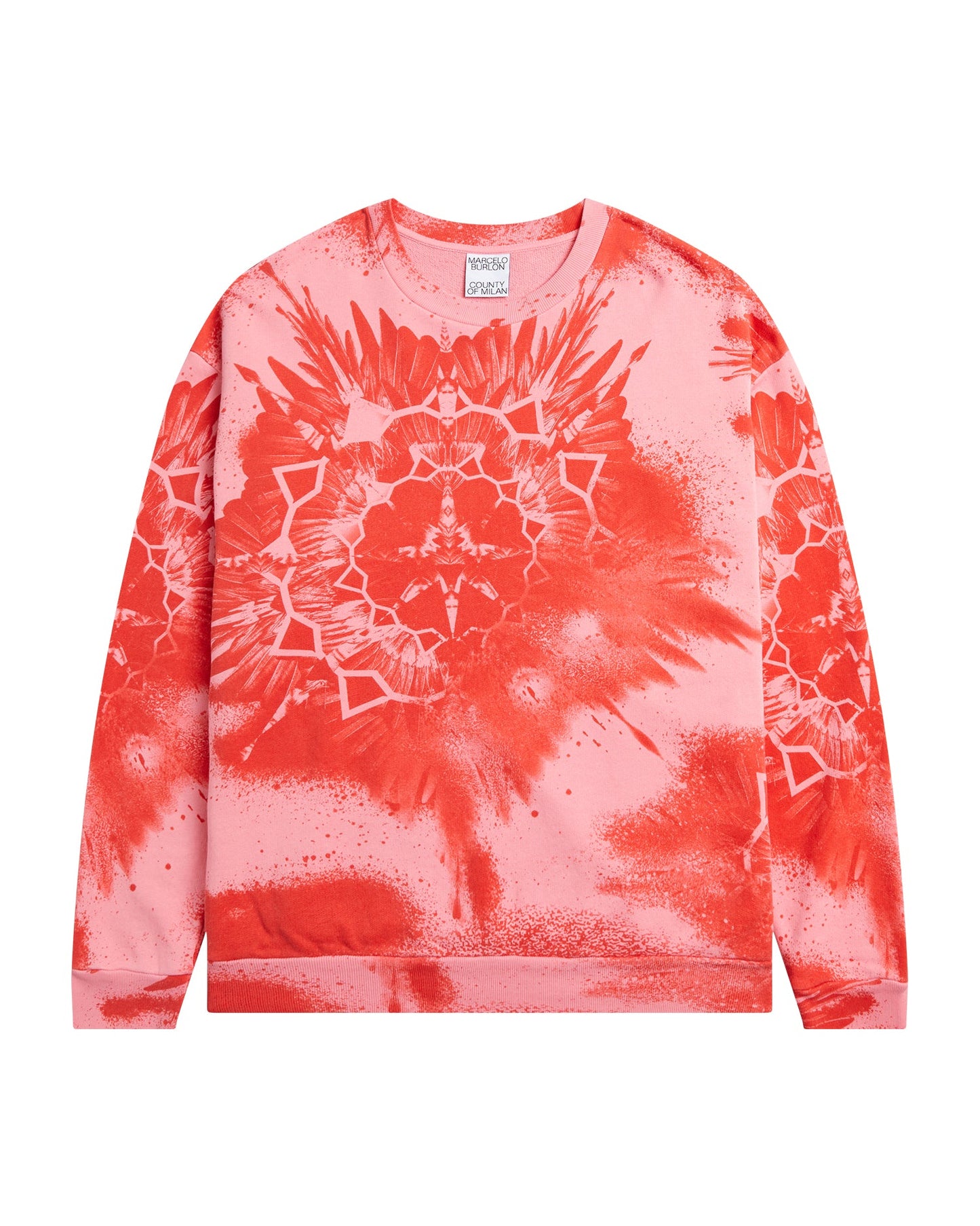 MARCELO BURLON Kaleidoscope wings sweat