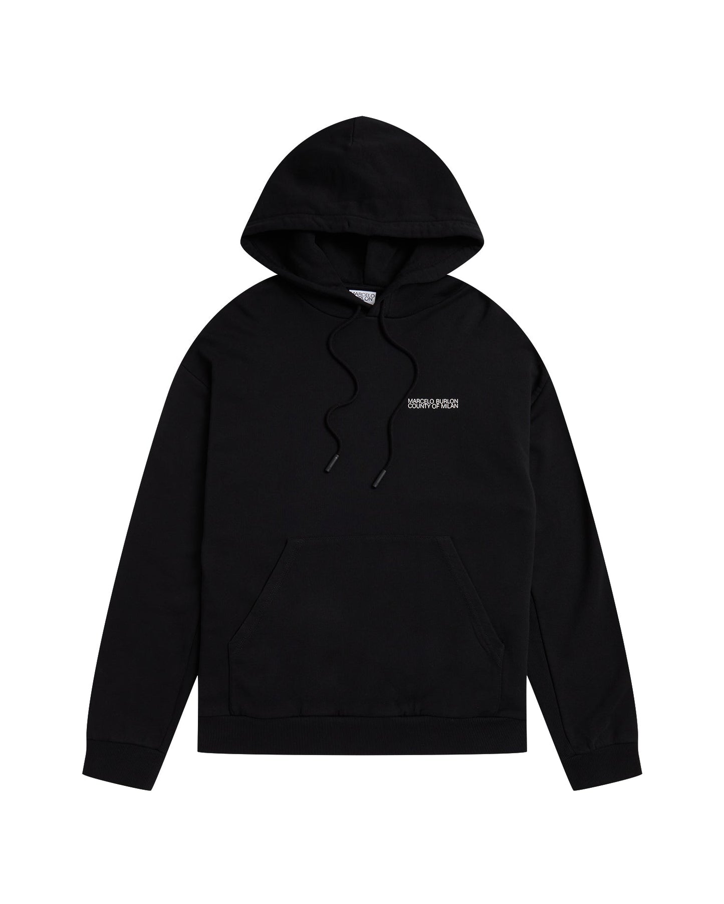 MARCELO BURLON Tempera over cross logo hoodie