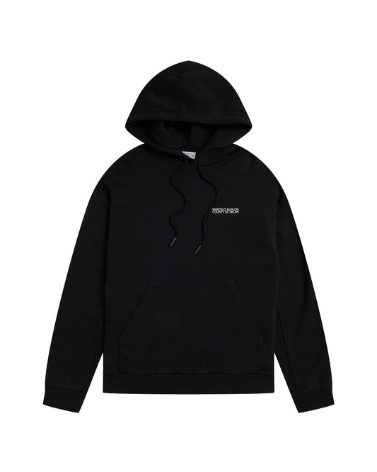 MARCELO BURLON Tempera over cross logo hoodie