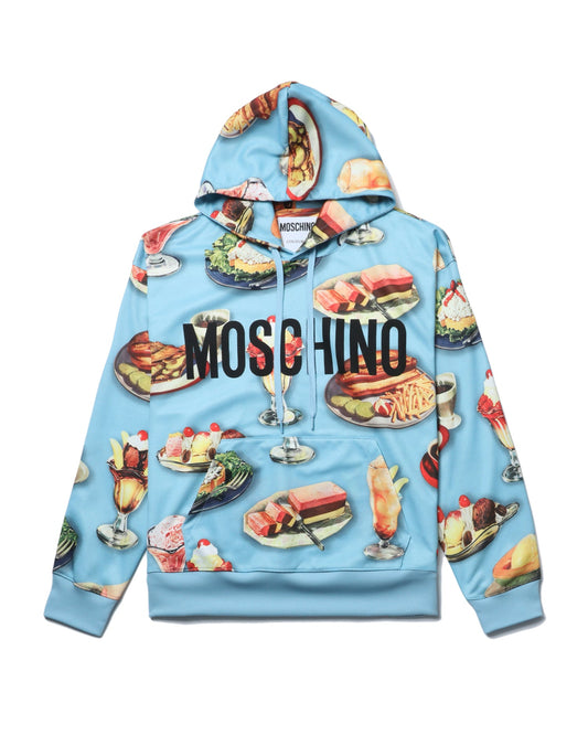 MOSCHINO FOOD print hoodie