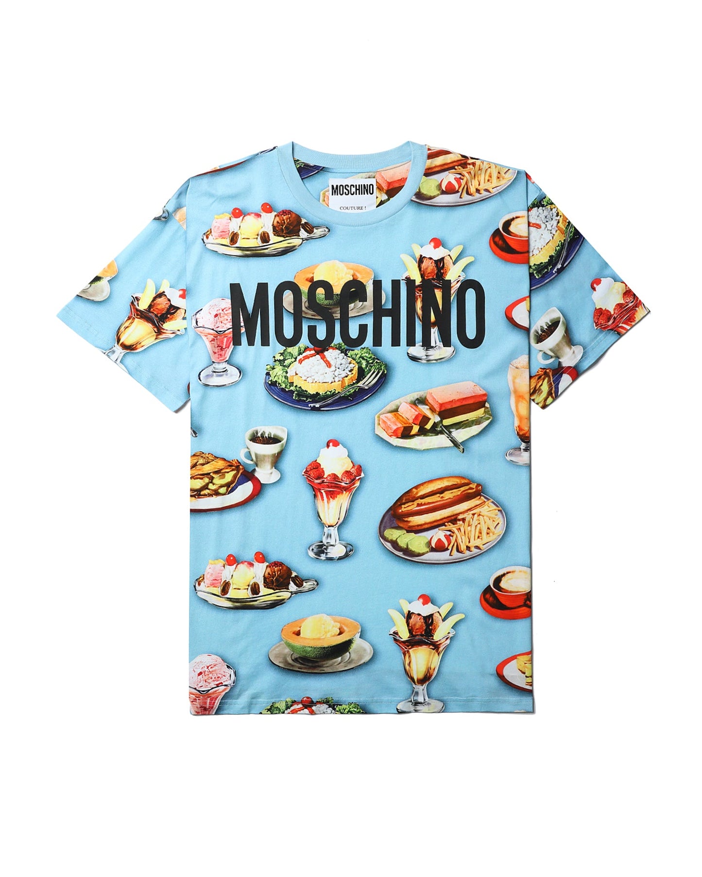 MOSCHINO FOOD print shortsleeve tee