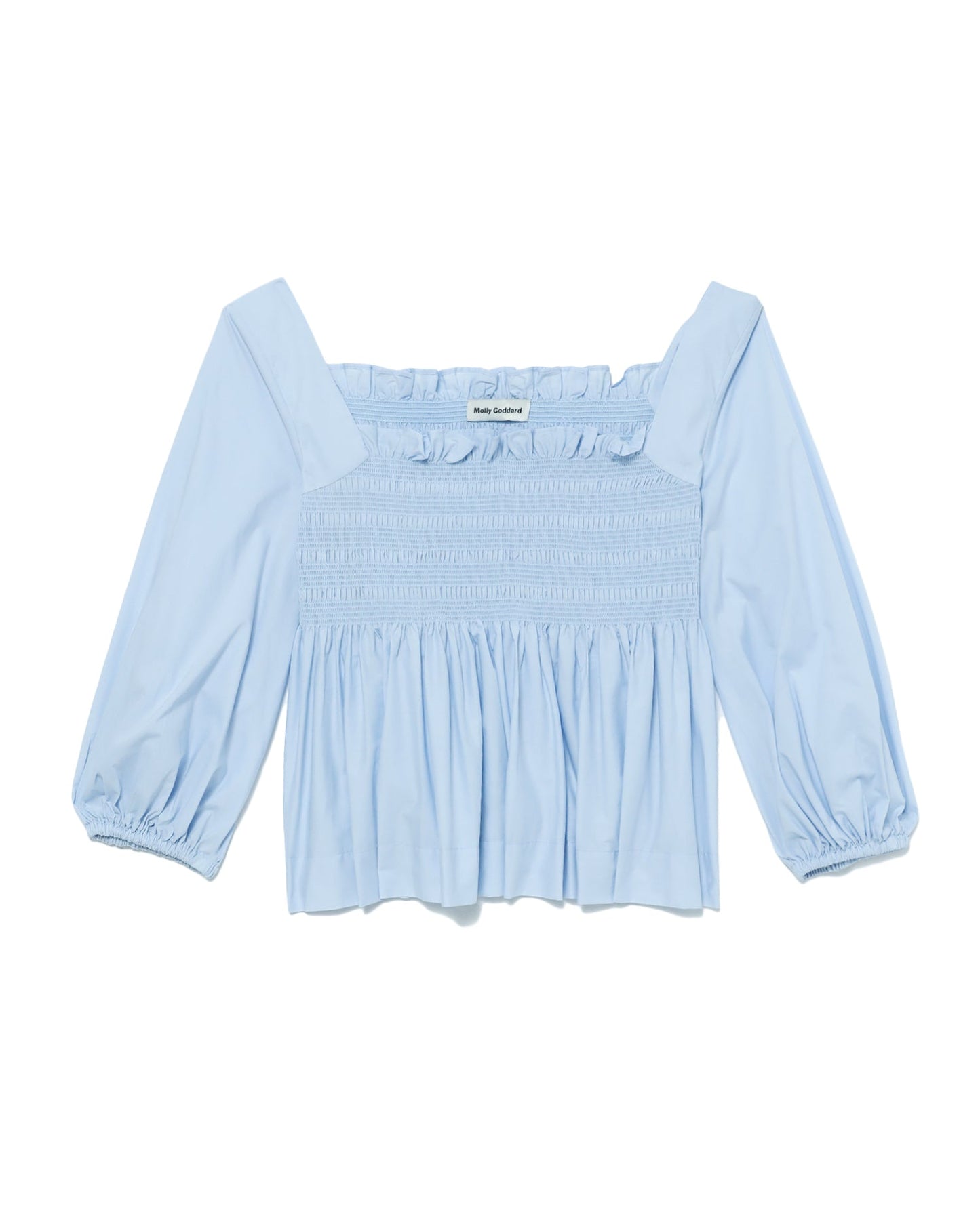 MOLLY GODDARD Mid-sleeve ruffle top