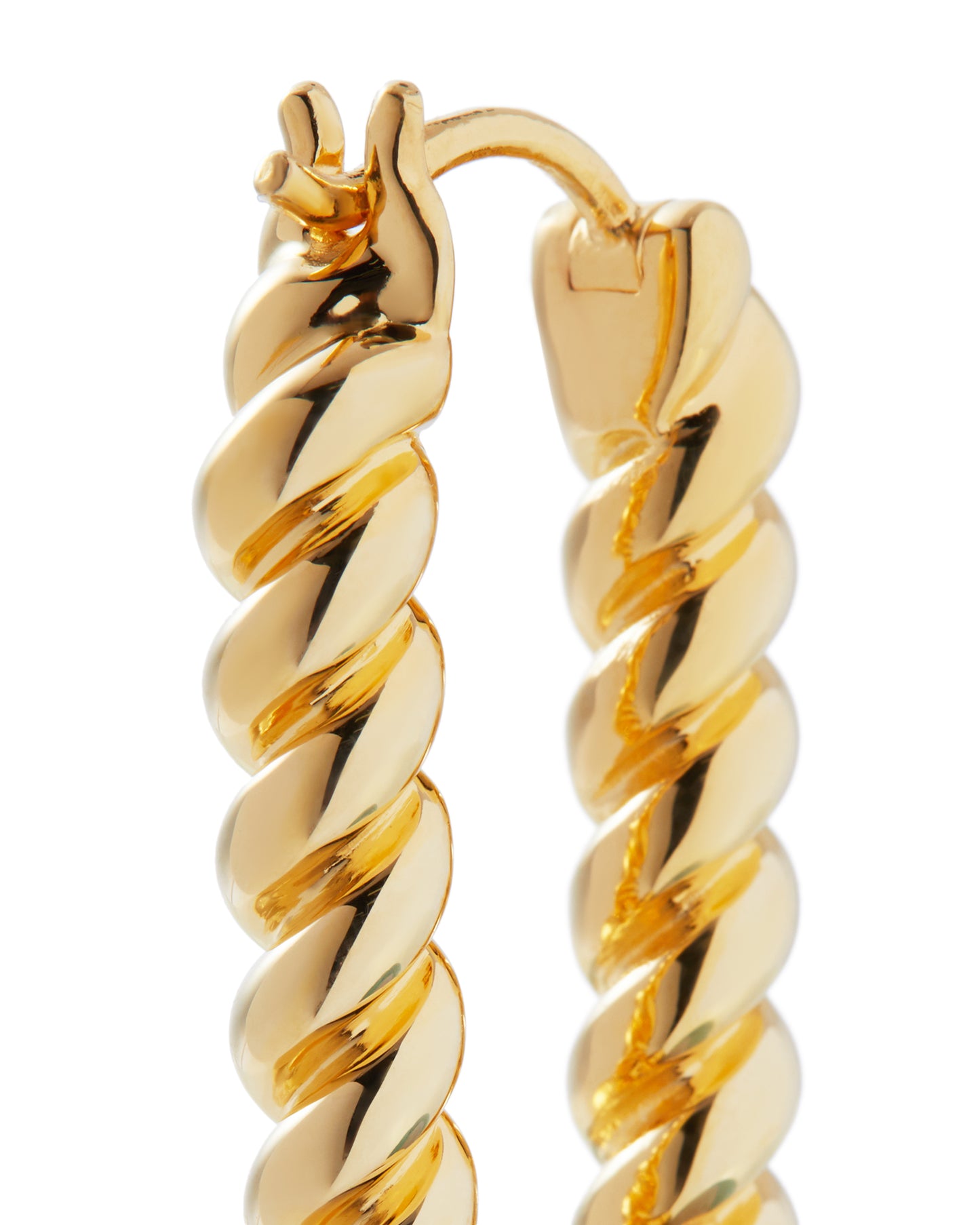 MISSOMA radial ovate drop hoop Earrings