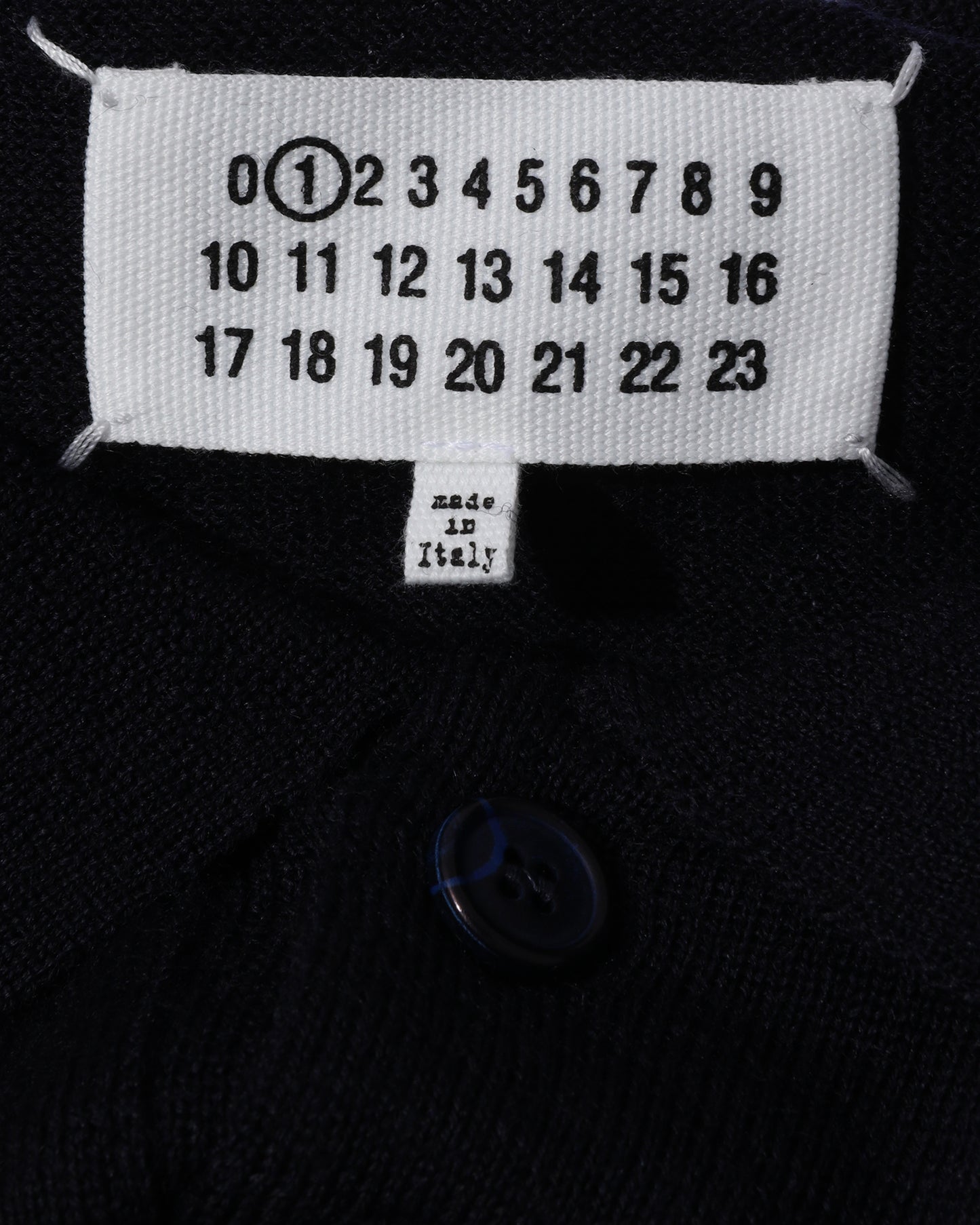 MASION MARGIELA Loose fit knitted polo shirt