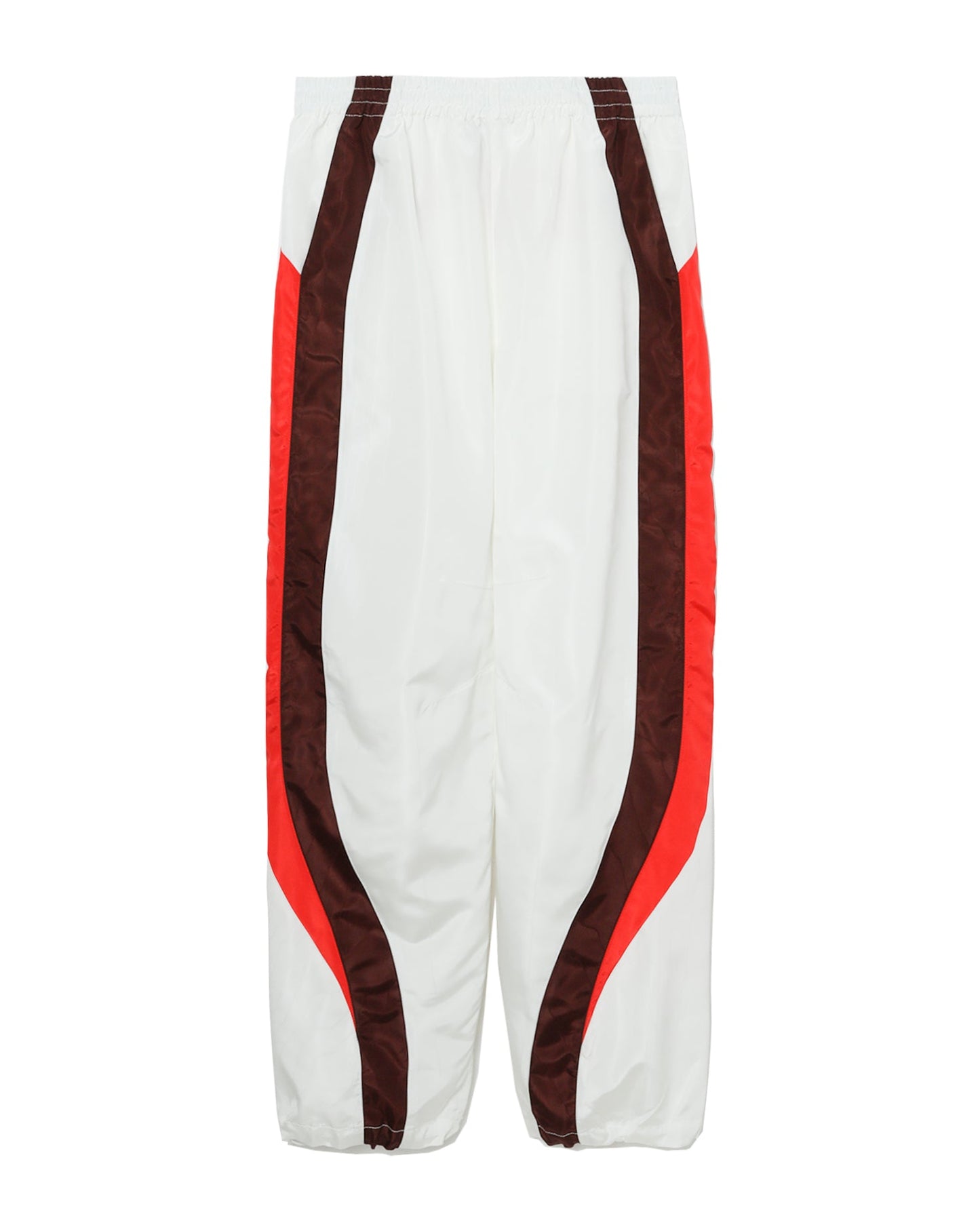 MARINE SERRE Color stripe moire track pants