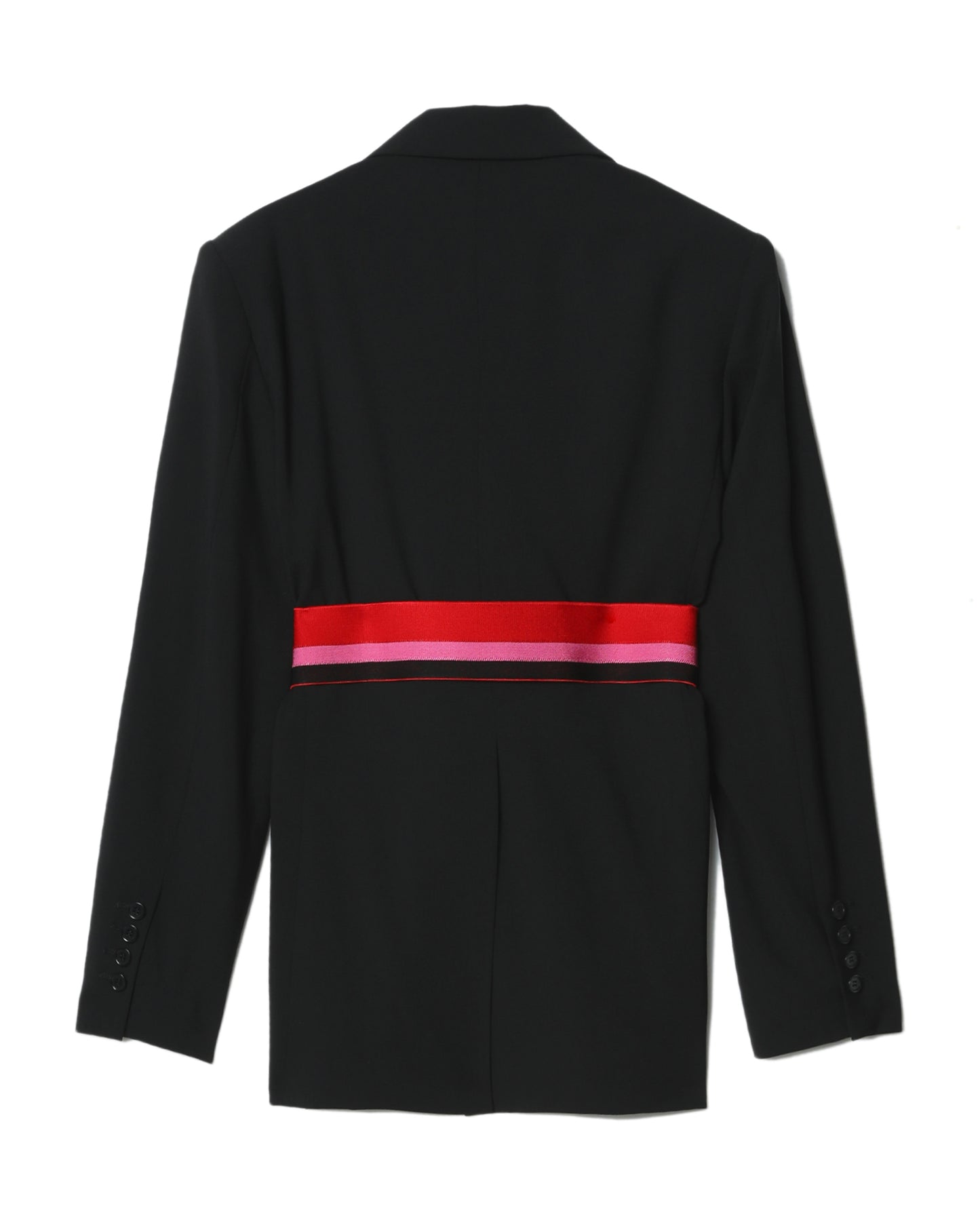 MSGM Contrast waist belt blazer