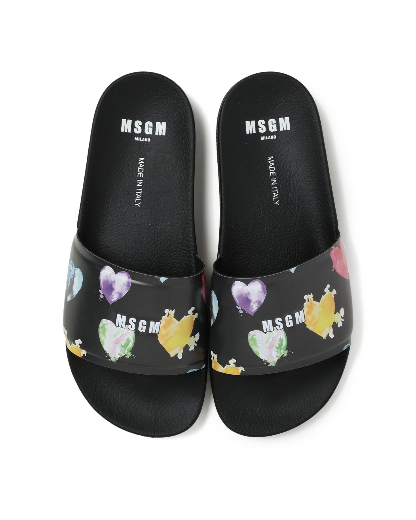 MSGM Micro logo slide sandals