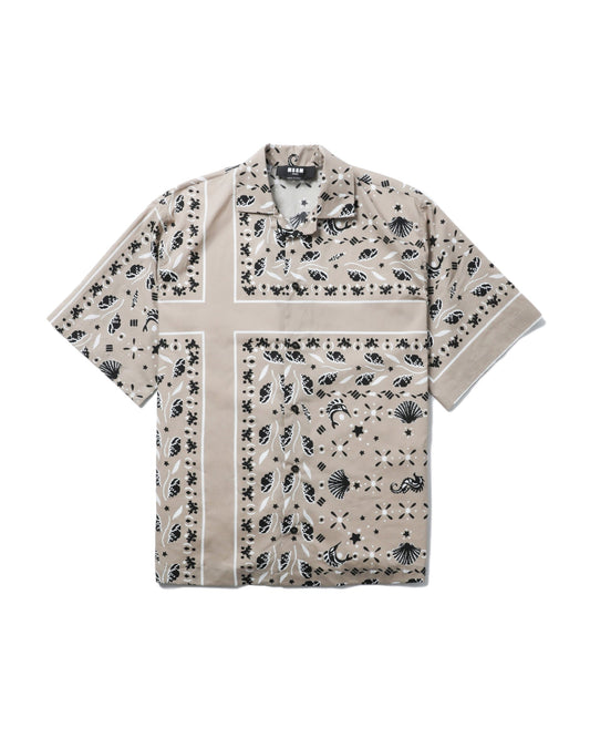 MSGM Bandana print shortsleeves shirt