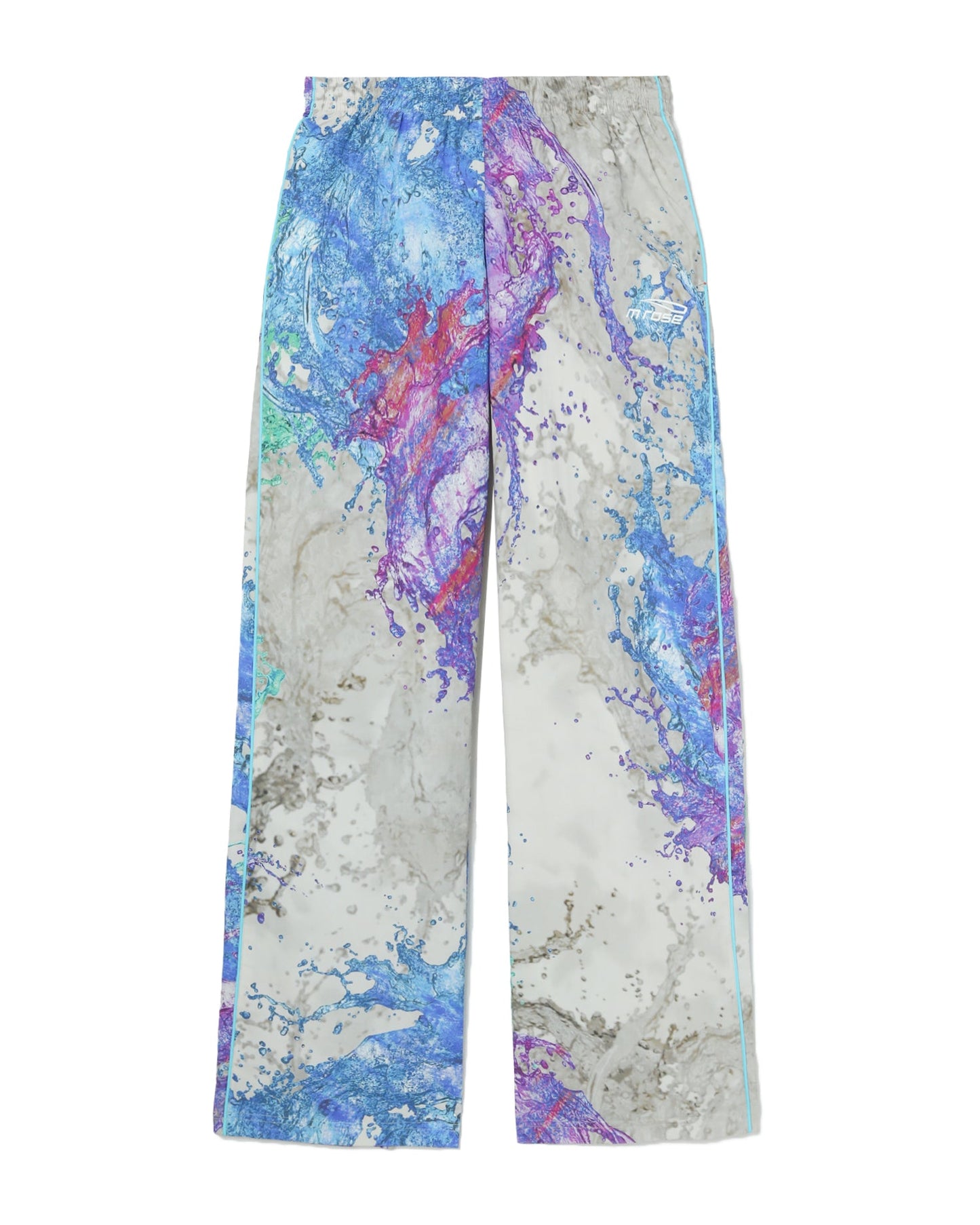 MARTINE ROSE Printed wide leg track pants