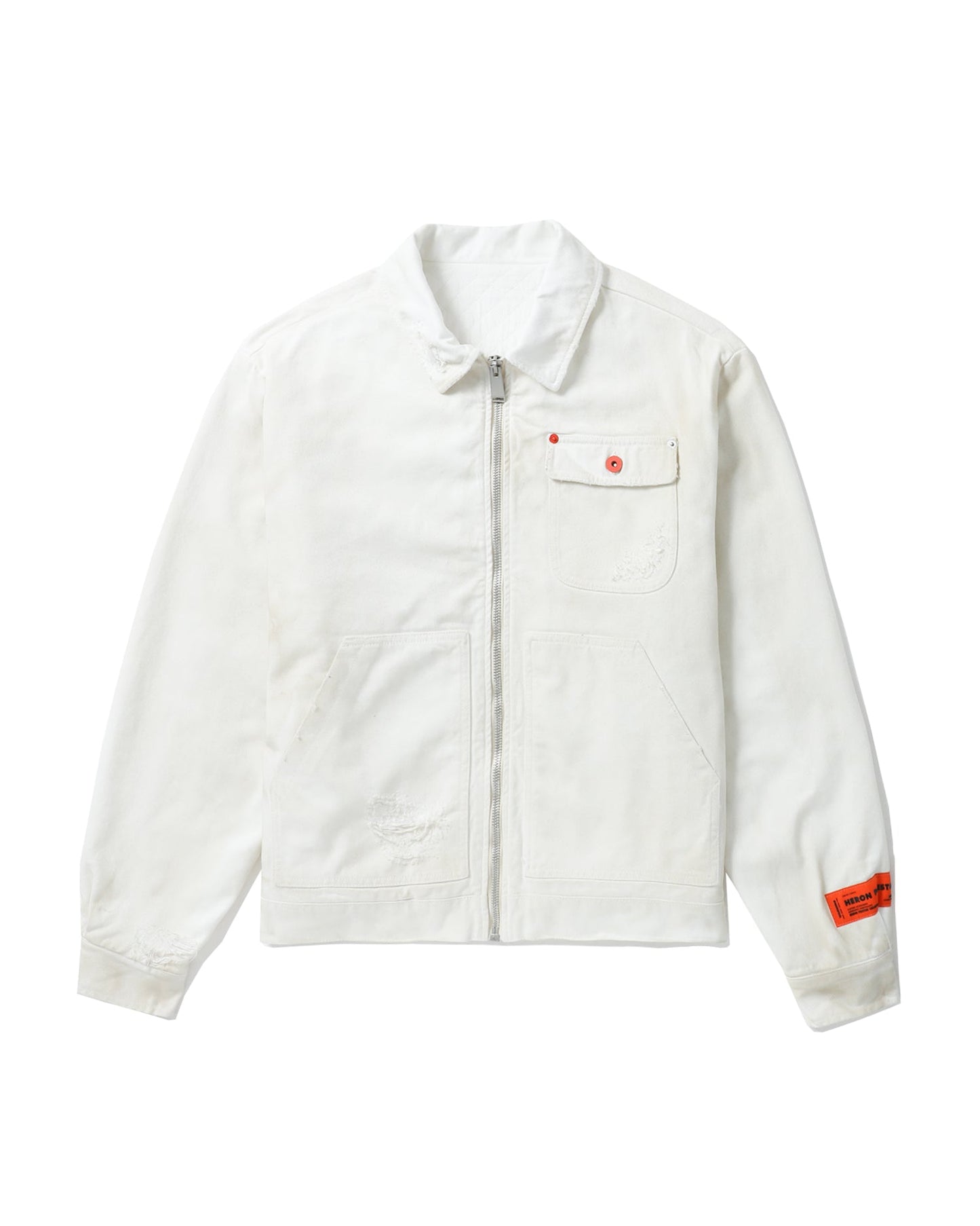 HERON PRESTON Zip-up worker jacket