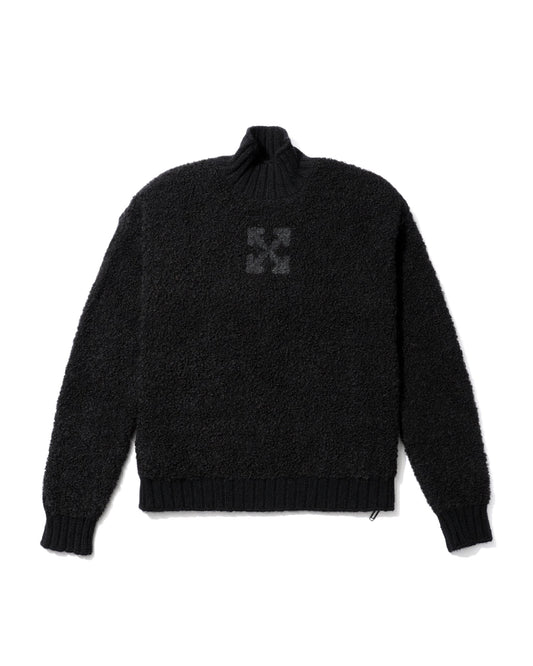 OFF-WHITE C/O VIRGIL ABLOH Arrow daddy knit mockneck