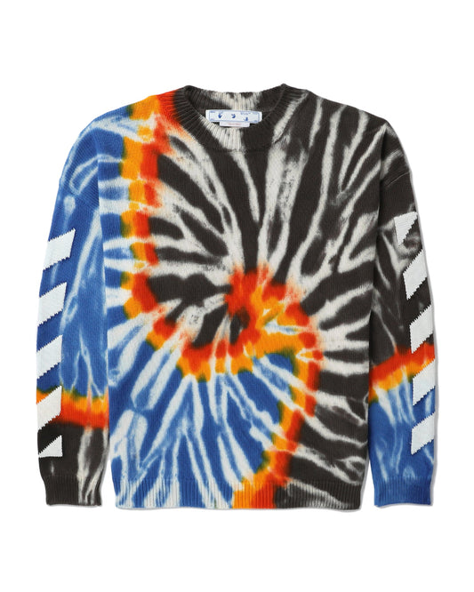 OFF-WHITE C/O VIRGIL ABLOH Tie-dye knit crew neck