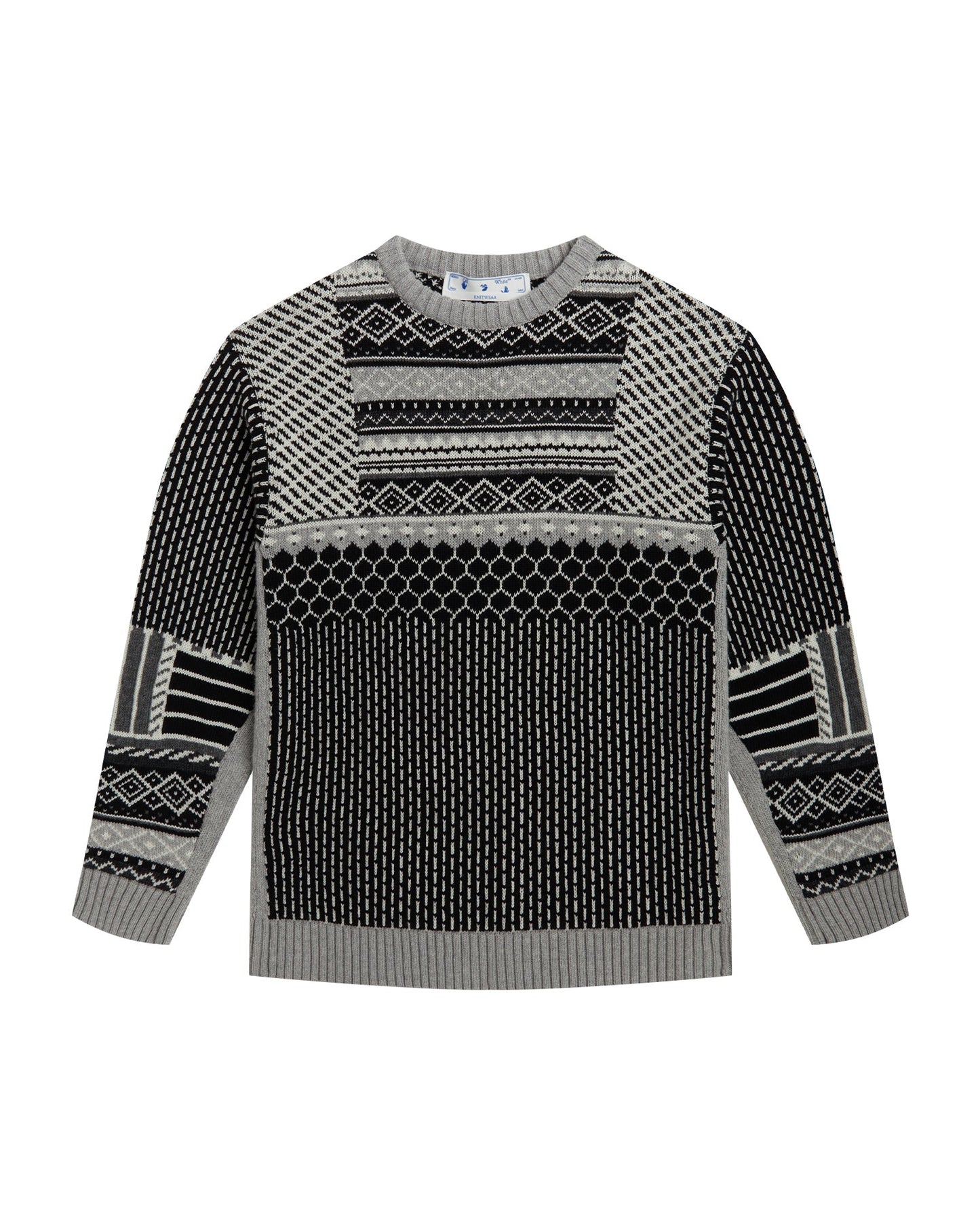 OFF-WHITE C/O VIRGIL ABLOH Persian knit crew neck