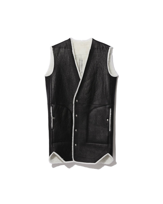 RICK OWENS Fur trim vest