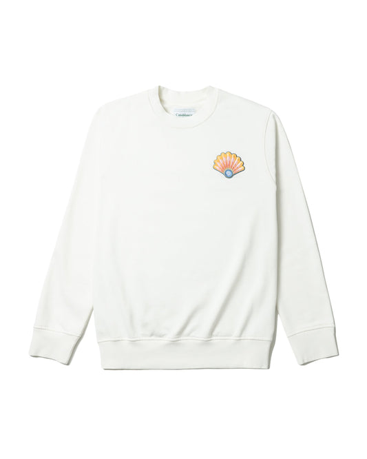 CASABLANCA Sweatshirt with Seashell Patch