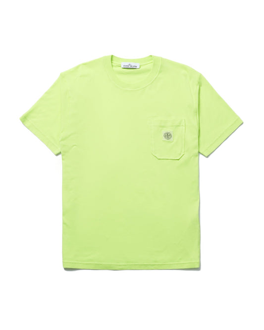 STONE ISLAND Logo pocket tee