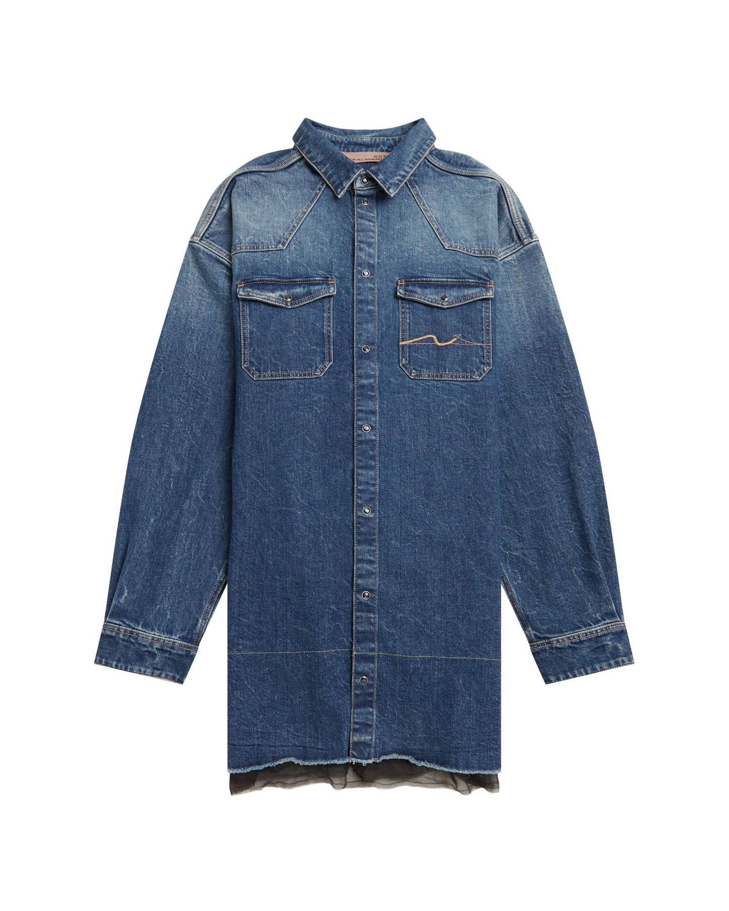 NO.21 Oversized denim shirt