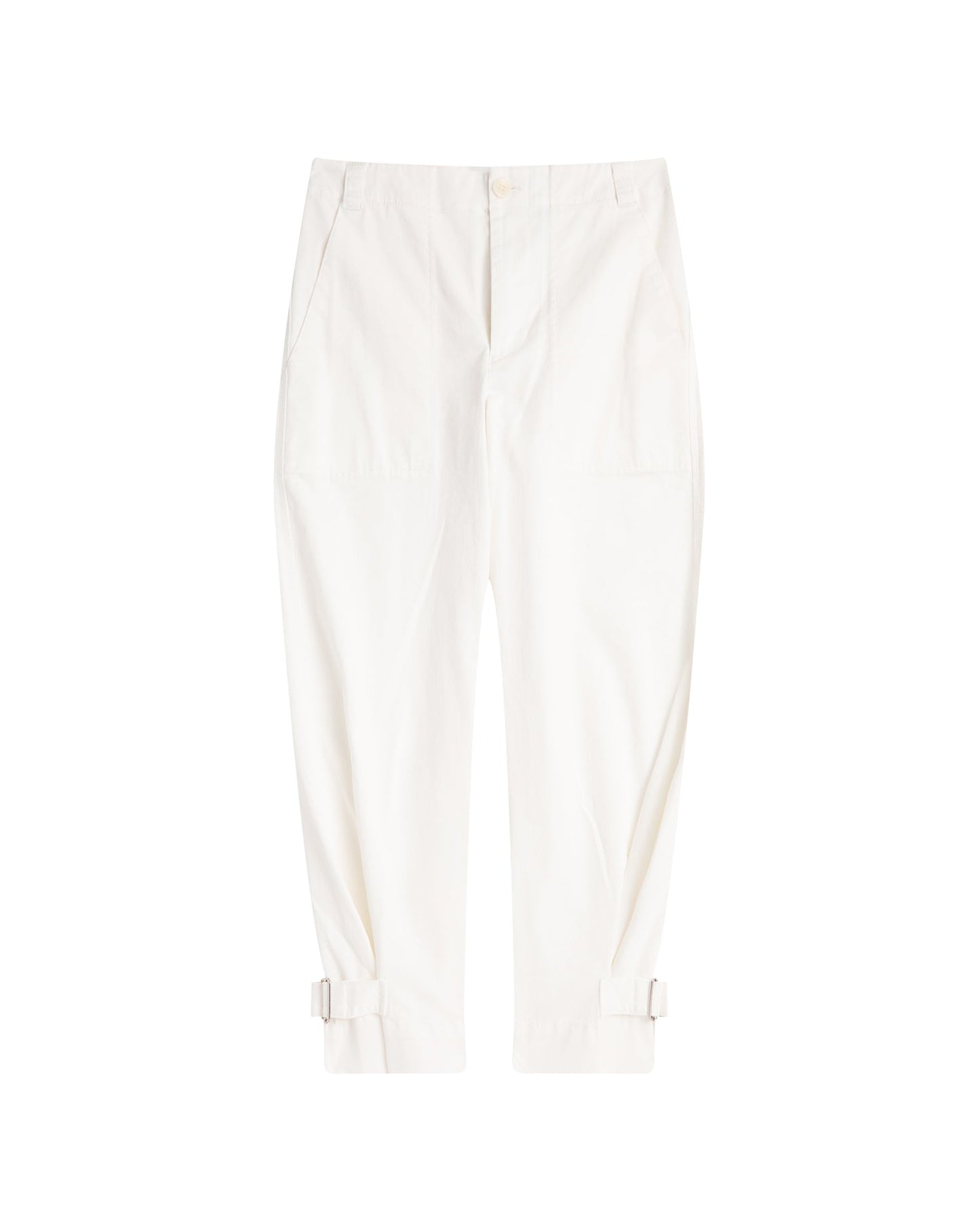 PROENZA SCHOULER Cotton twill buckled pants