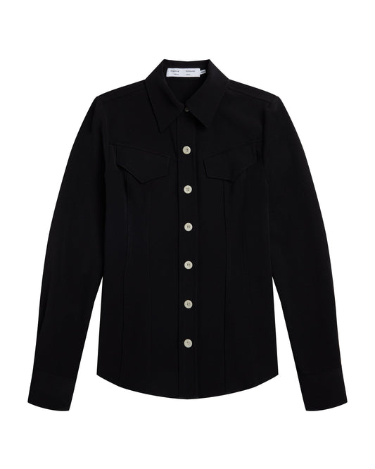 PROENZA SCHOULER Classic shirt with flapped pockets