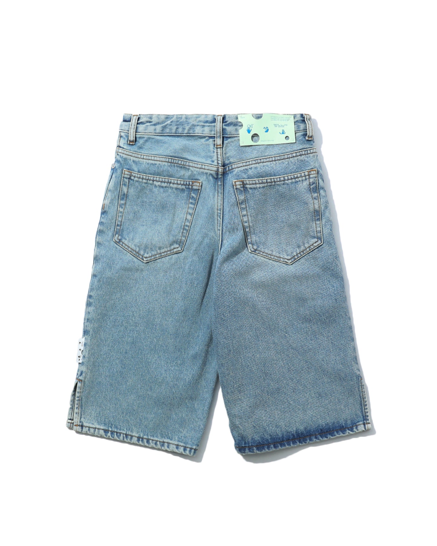 OFF-WHITE C/O VIRGIL ABLOH High-waisted denim shorts