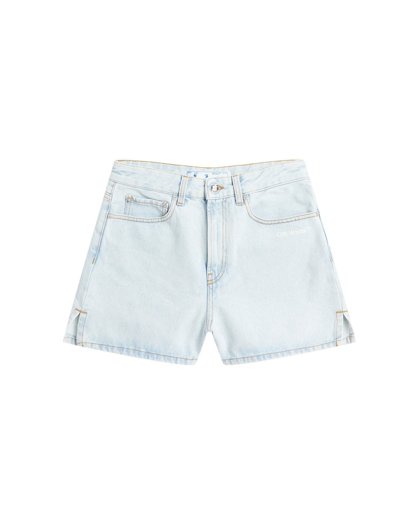 OFF-WHITE C/O VIRGIL ABLOH bleached denim shorts